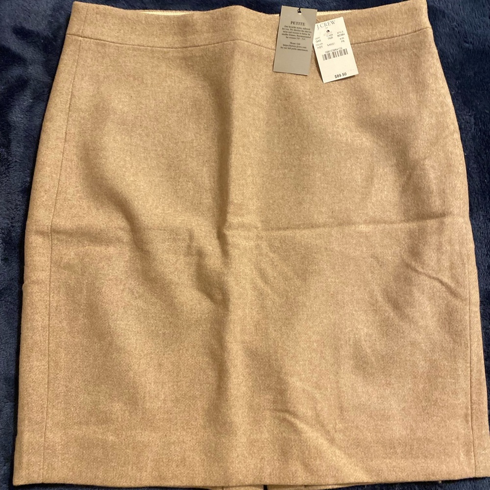 J.Crew Beige Wool Skirt